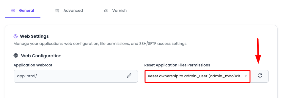 App Permissions Admin User