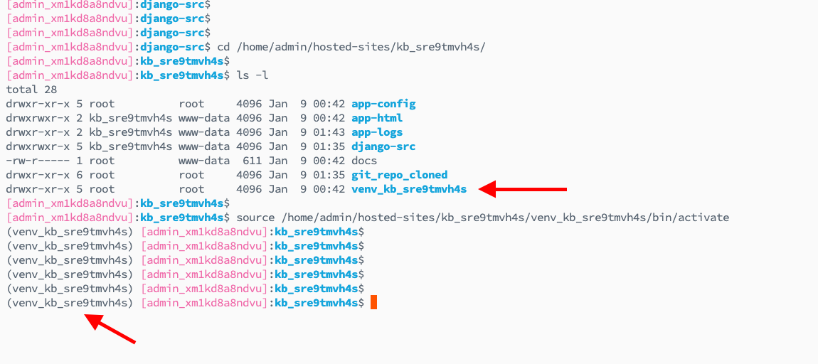 Activate Virtual Environment