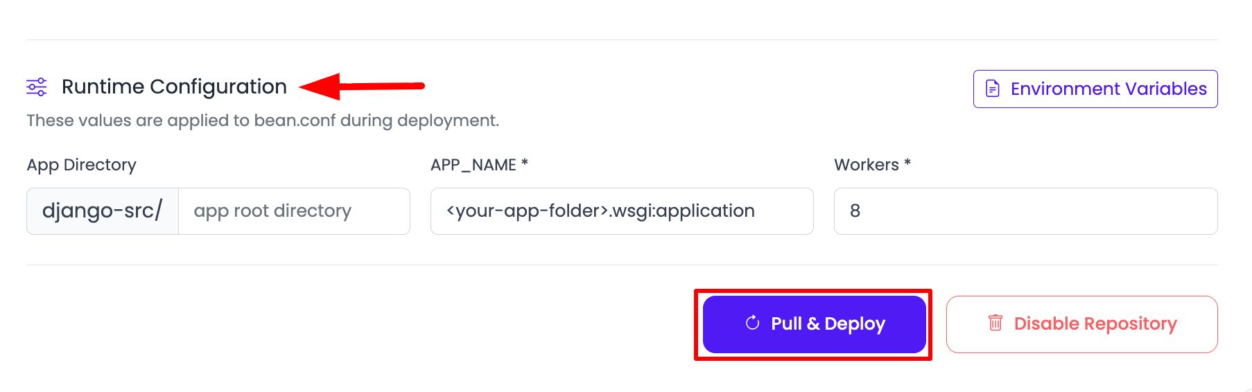 Django Deploy Step 3