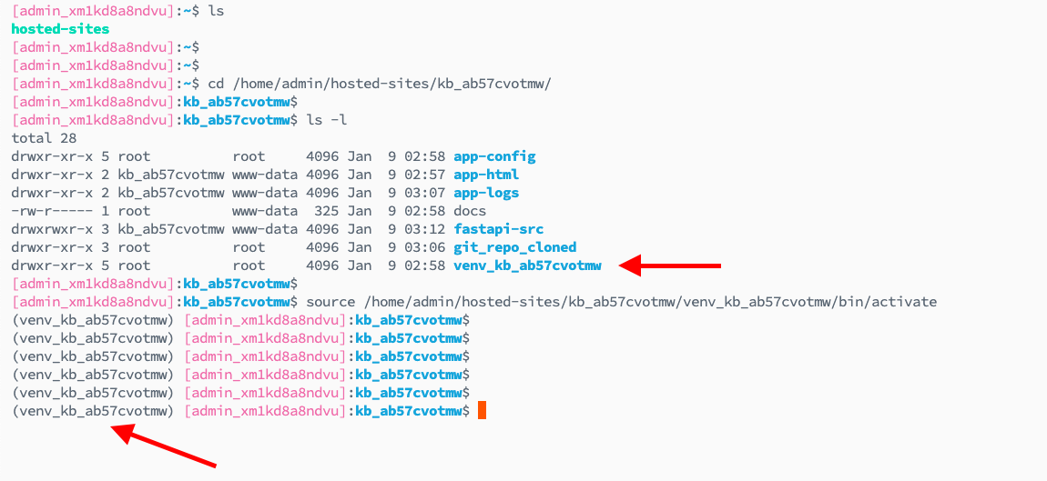 Activate Virtual Environment