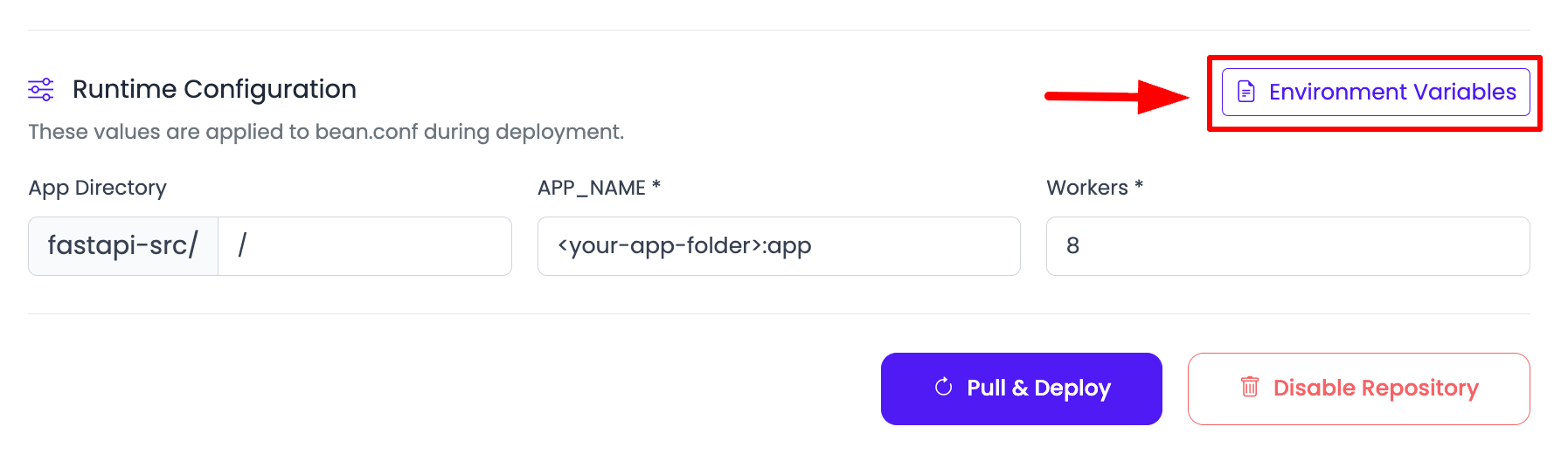 FastApi Env Step 1