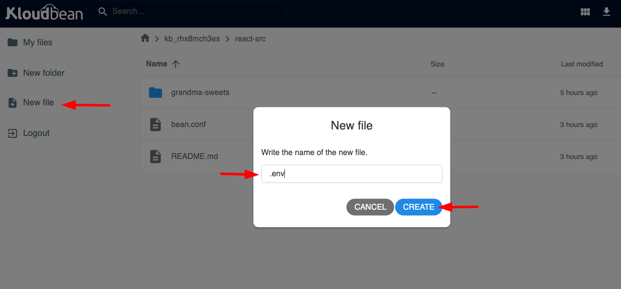 FileManager New File