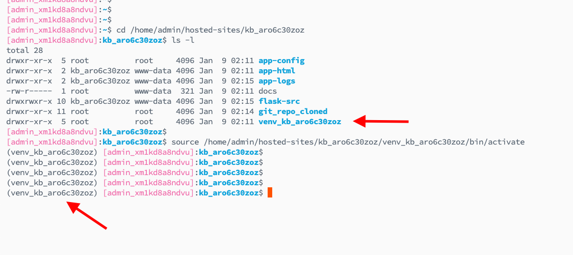 Activate Virtual Environment