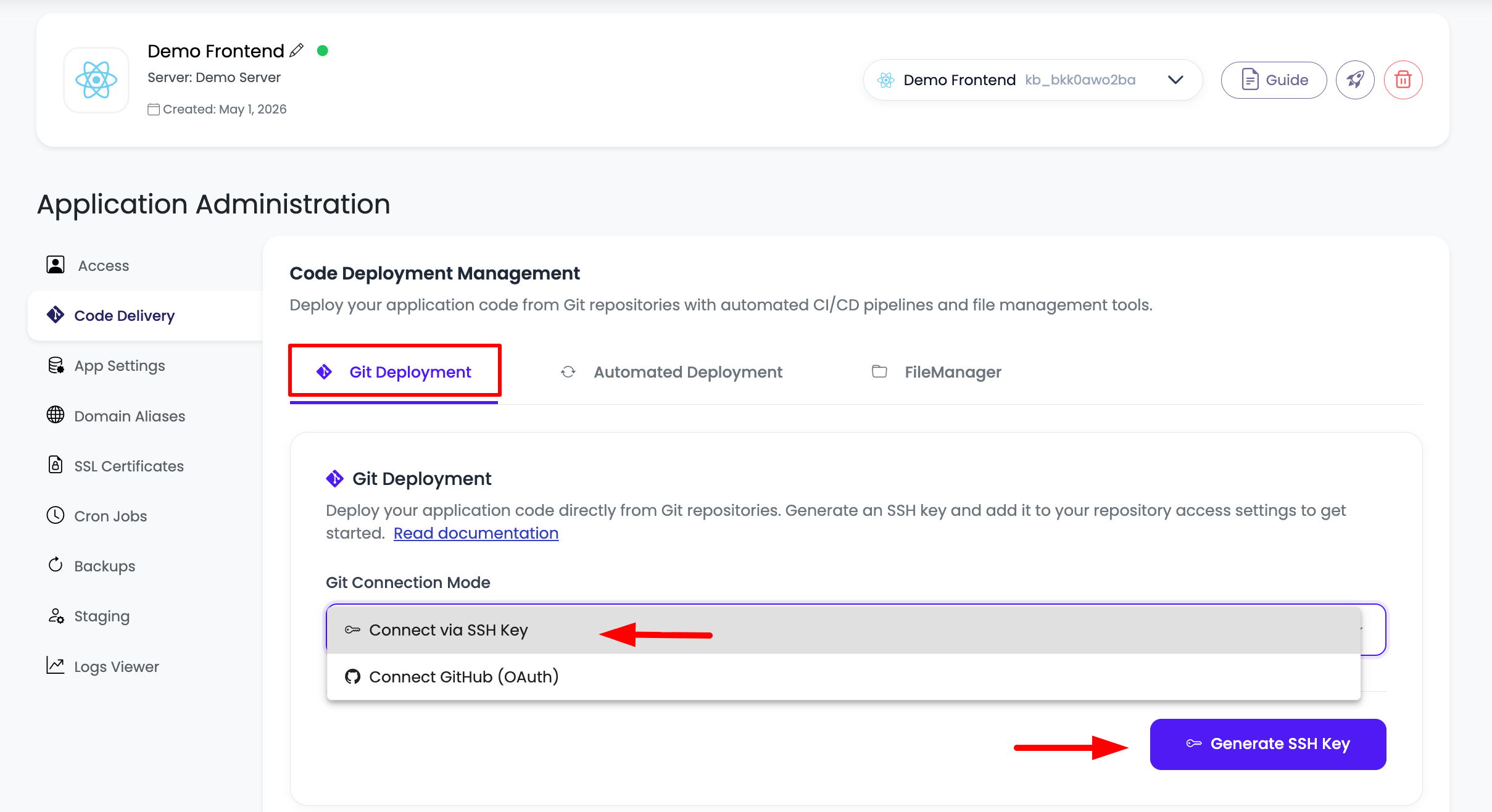 Git Connect Step 1