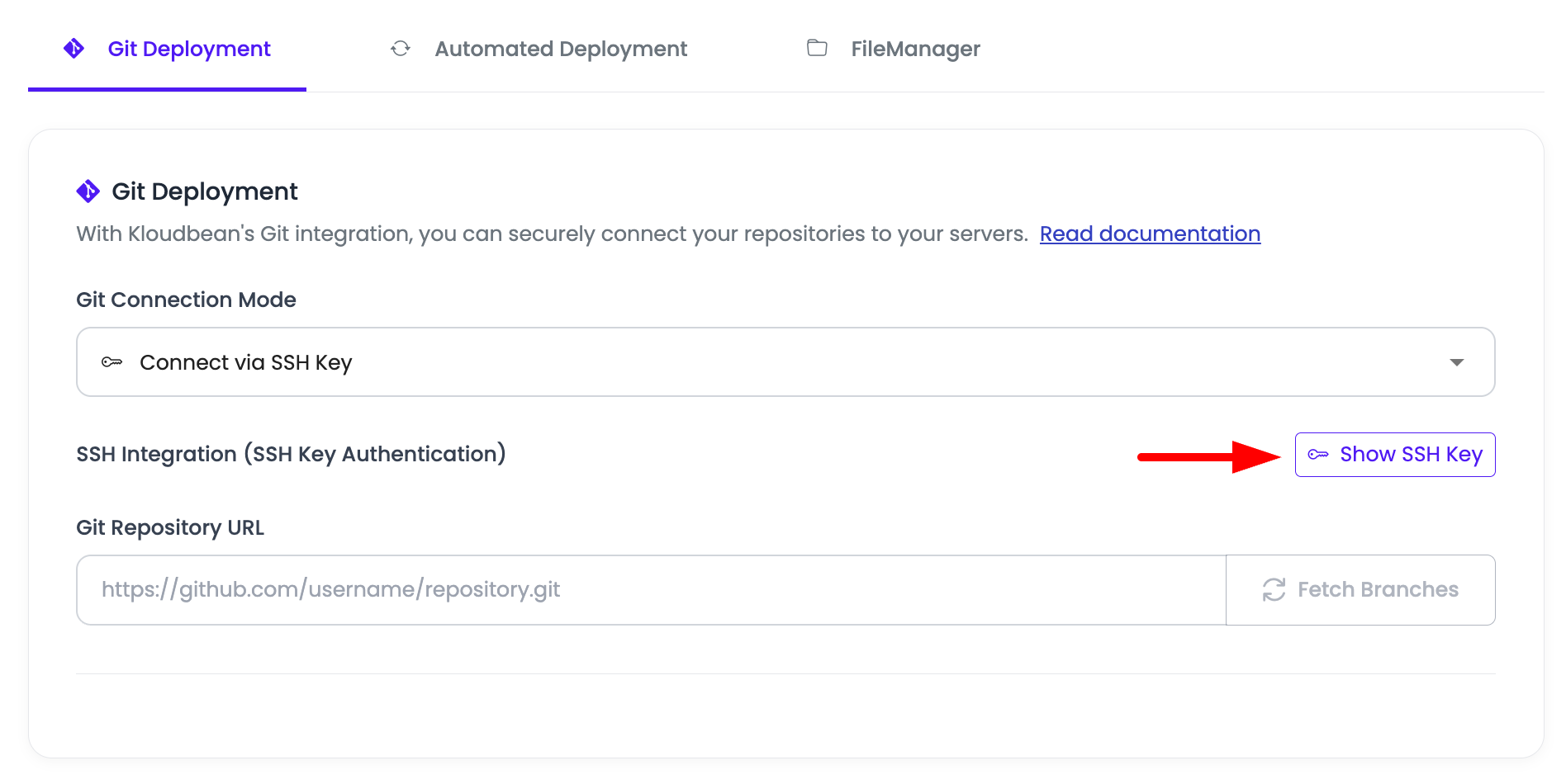 Git Connect Step 2