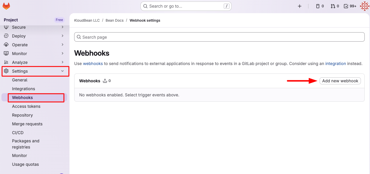 GitLab CI/CD Step 1