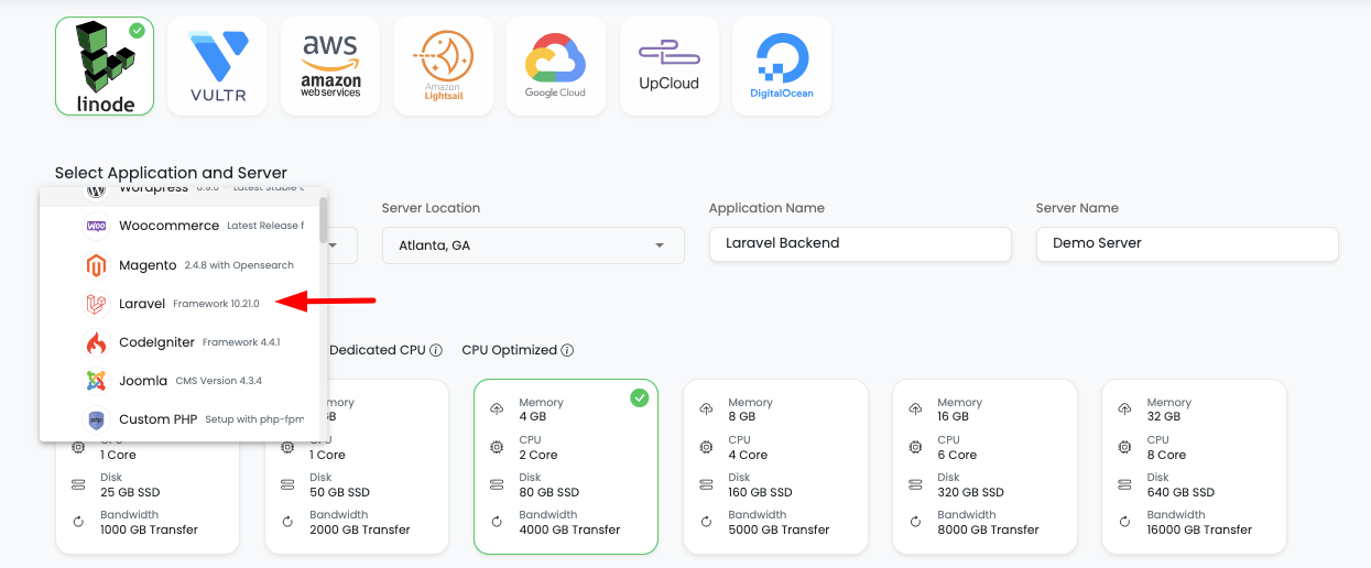 Laravel Launch Step 1