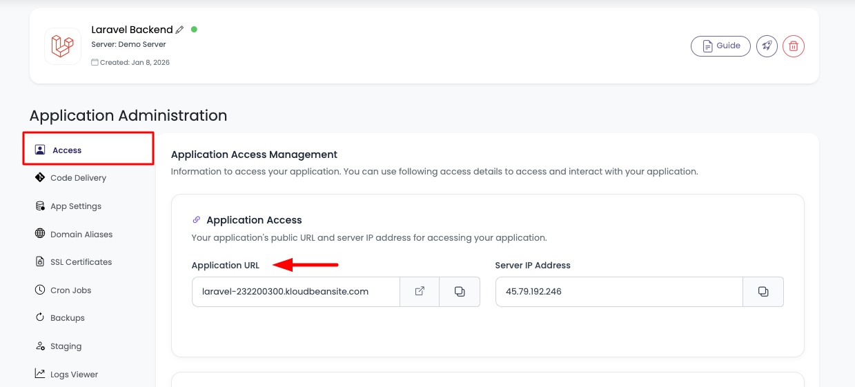 Laravel Launch Step 3