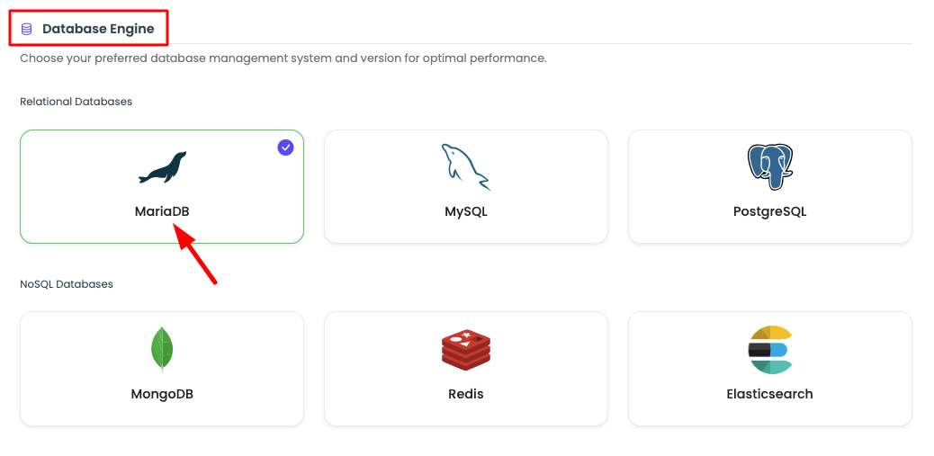 MariaDB Launch Step 1