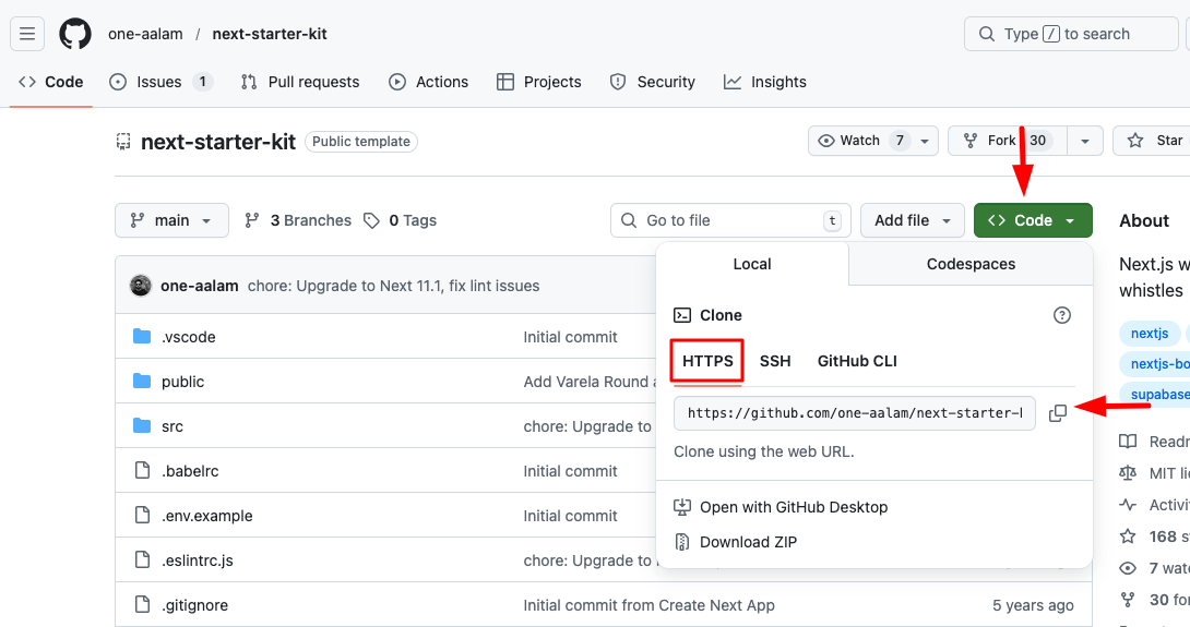 Enable Git Integration