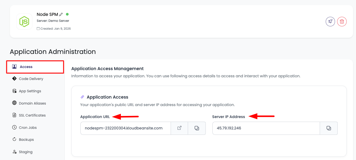 Node.js Single-Process Launch Step 3