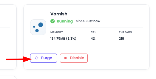 Purge Varnish