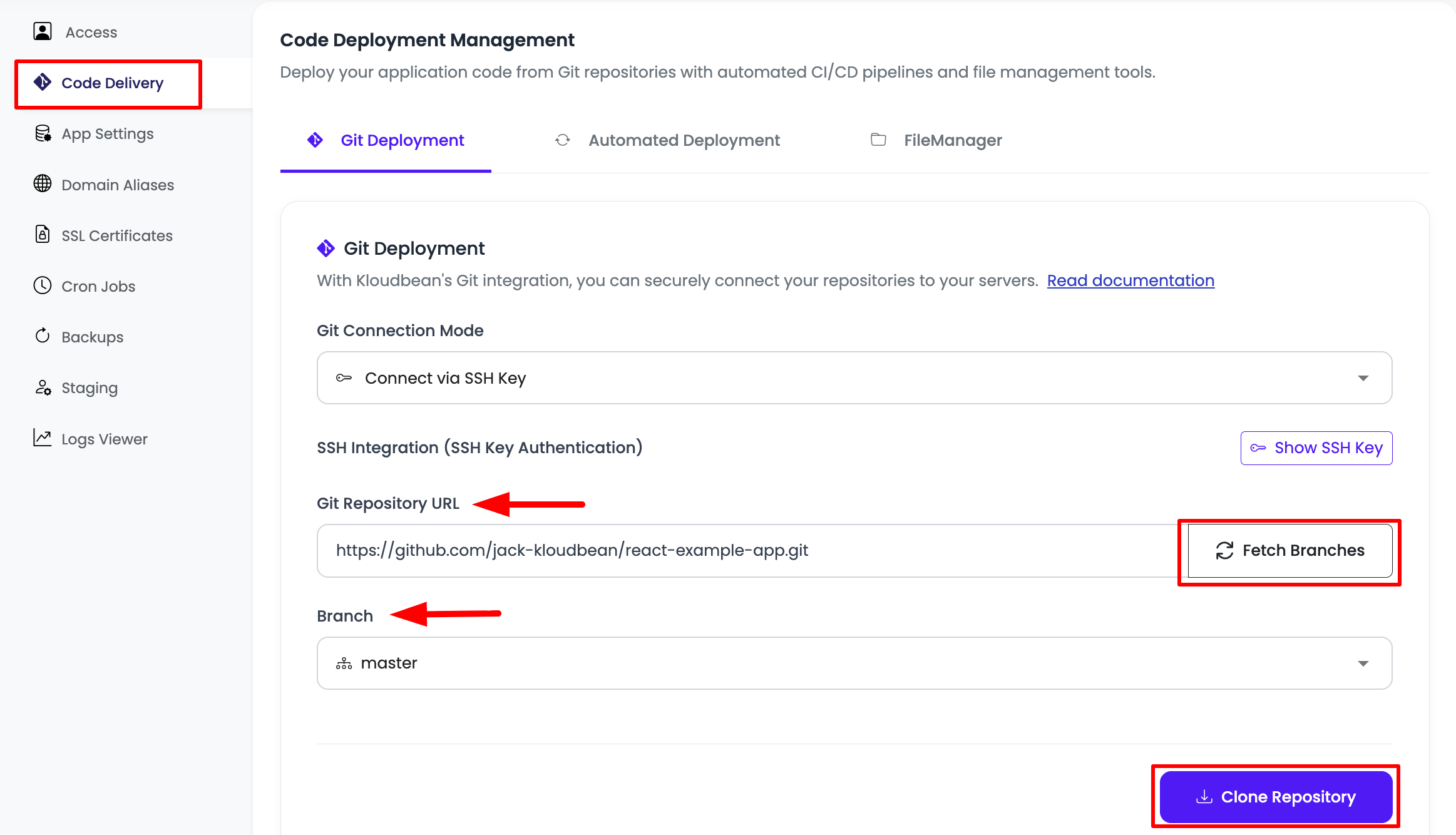 React Deploy Step 2