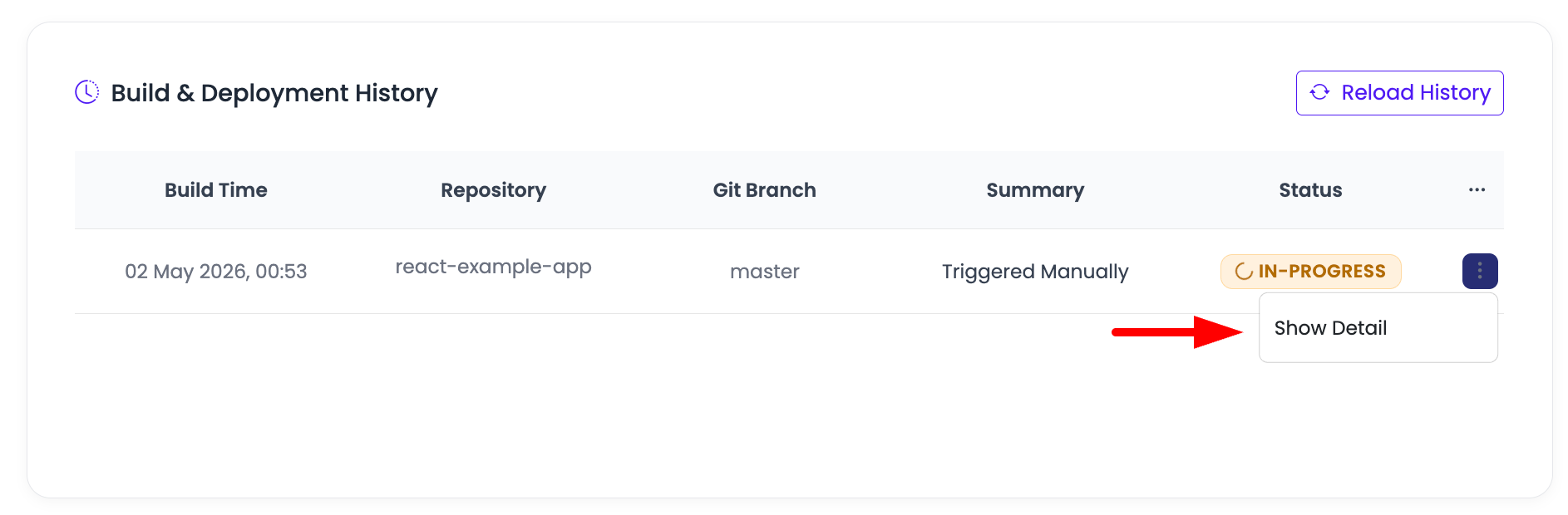 React Logs Step 1