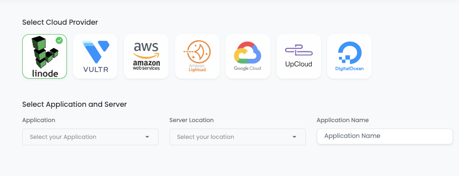 Selecting Cloud Provider