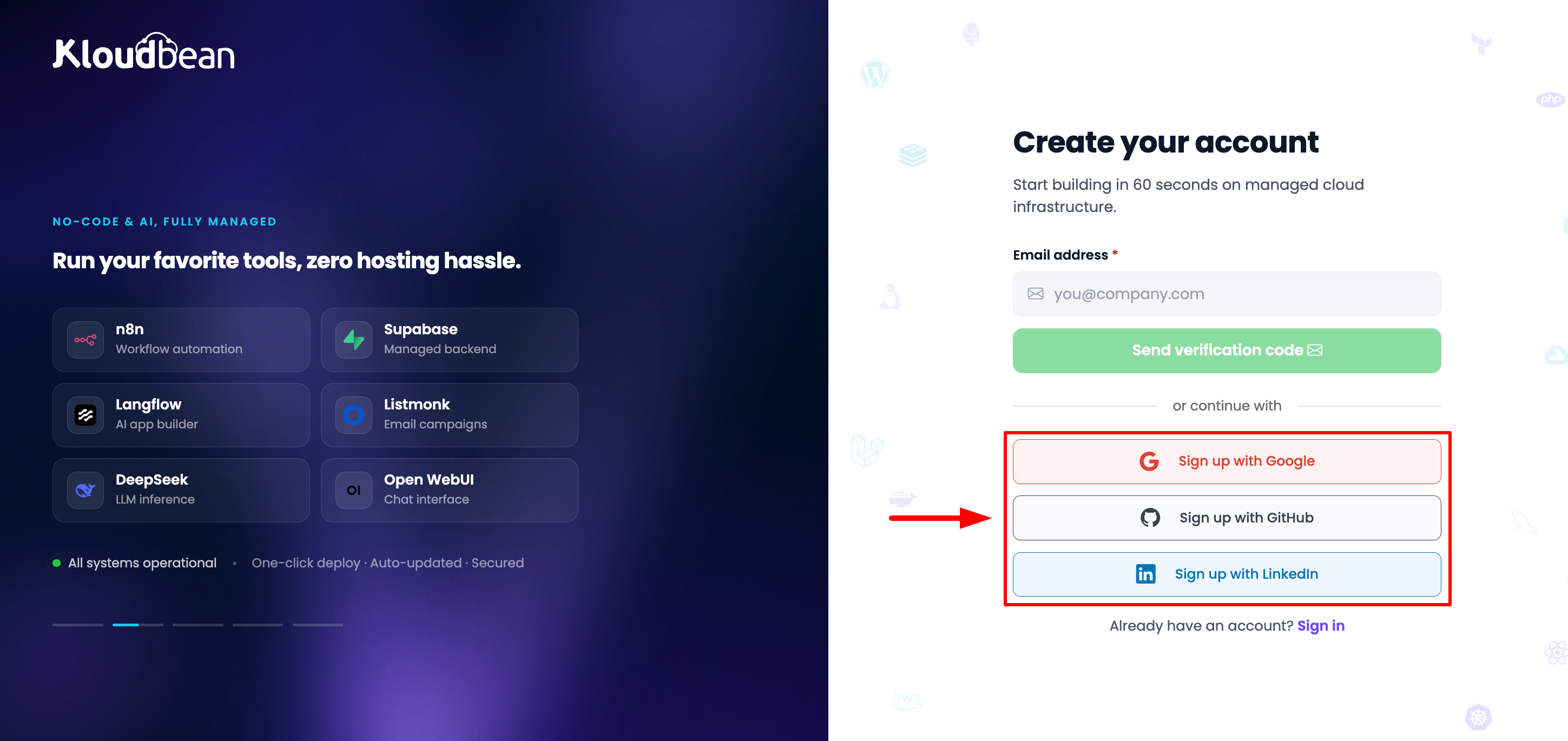 SSO Signup Process