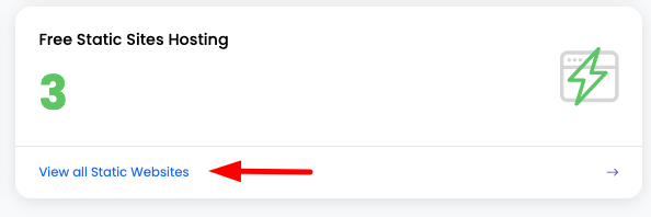 Access Static Site Hosting