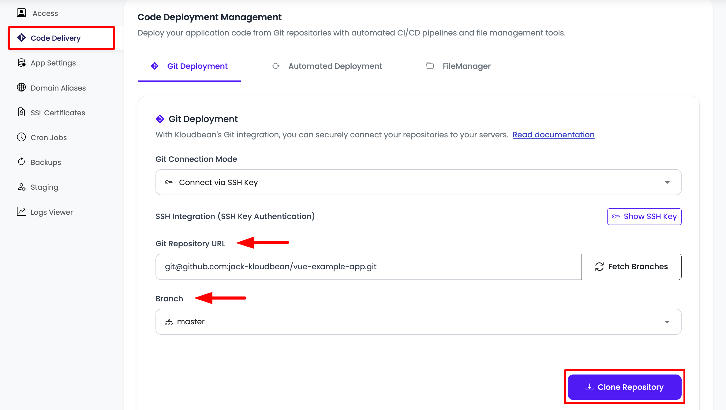 Vue Deploy Step 2